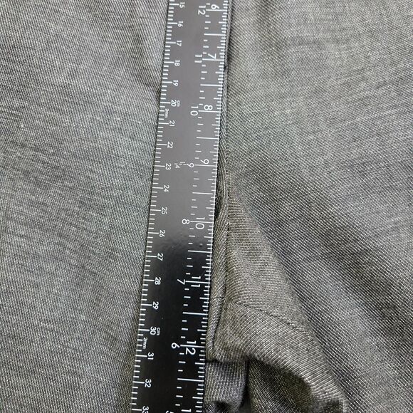 Talbots Women 10 Gray High Waisted Straight Leg Trousers - Picture 11 of 12